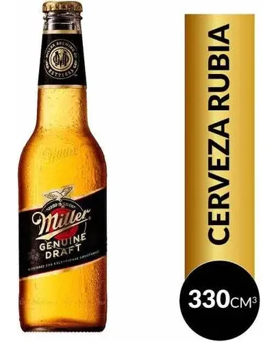 CERVEZA MILLER PORRON 330 CC