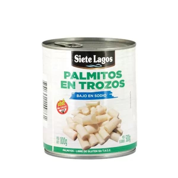 PALMITOS EN TROZOS 800G