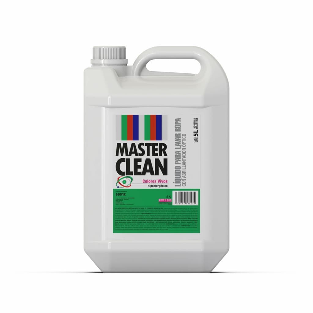 JABON LIQUIDO PARA ROPA MASTER CLEAN