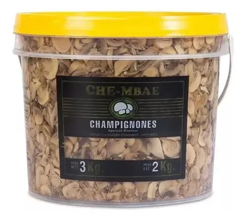 CHAMPIÑONES FILETEADOS BALDE DE 3 KG